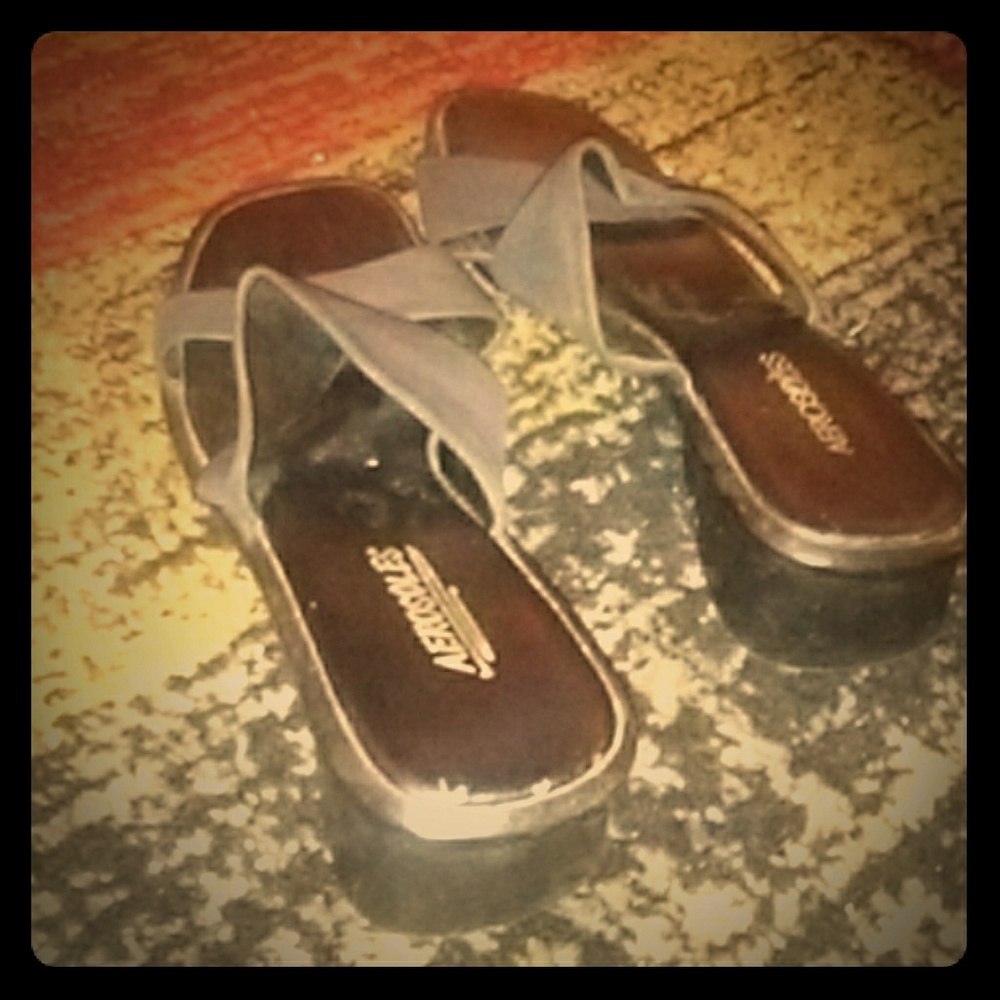 Aerosoles black size 10 sandals